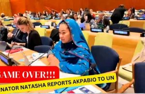 Senator Natasha Akpoti-Uduaghan reports Senate President Godswill Akpabio to the United Nations Inter-Parliamentary Union (IPU) in New York