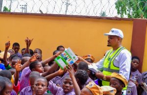 CONYSSA LAGOS STATE PATRON, AMB. DR. ROTIMI GEORGE TAYLOR DISTRIBUTE OVER 3000 WRITING MATERIALS TO PRIMARY, SECONDARY SCHOOLS