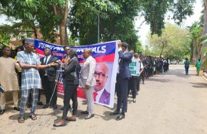 Alleged corruption: Anti-Mele Kyari protest rocks Saudi Arabia embassy