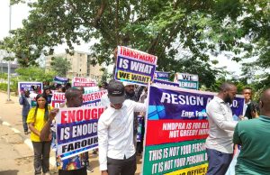 NMDPRA: Ahmed must go protest enters Day 2 in Abuja, as thugs infiltrate peaceful sit-out