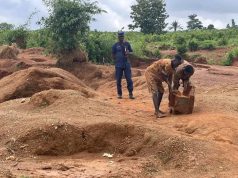 ILLEGAL GOLD MINING CRACKDOWN: FG Storms Osun Site, Arrests Two Suspects as Major Operation Uncovers Illegal Camp